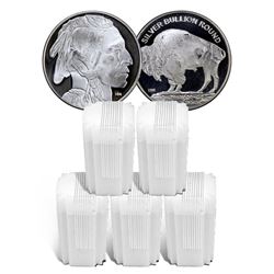 (100) Buffalo Design Silver Rounds 1 oz Each