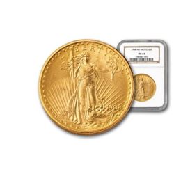 1908 MS 63 NGC or PCGS $ 20 Gold Saint Gauden's