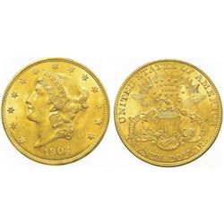 1904 $ 20 Gold Liberty Double Eagle