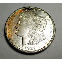 1921 D BU Morgan Silver Dollar