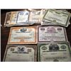 Image 1 : Lot of 50 Old Collectible Stock Certificates