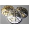 Image 1 : Lot of (3) US Silver Eagles