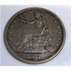 1877 S XF-AU Trade Dollar