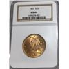 Image 1 : 1901 MS 64 $ 10 Gold Liberty