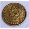 Image 1 : 1903 S $ 5 Gold Liberty