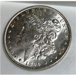 1896 P CH BU Morgan Silver Dollar