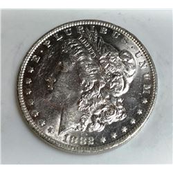 1882 o BU Morgan Silver Dollar