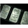 Image 1 : (3) Silver Morgan Design Bars