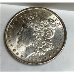 1896 P BU Morgan Silver Dollar