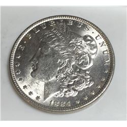1884 P BU Morgan Silver Dollar
