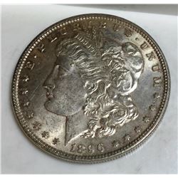 1896 P BU Morgan Silver Dollar