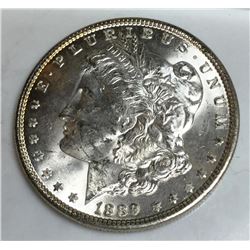 1889 P CH BU Morgan Silver Dollar