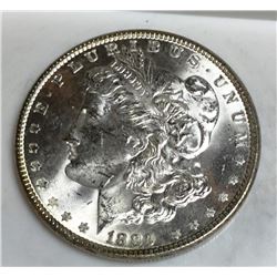 1889 P CH BU Morgan Silver Dollar