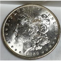 1886 p CH BU Morgan Silver Dollar