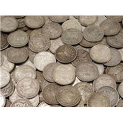 Lot of (100) Morgan Silver Dollars (ag-vg)