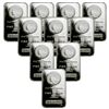Image 1 : (10) 1 oz. Silver Morgan Design Bars-.999 Pure