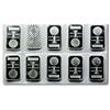 Image 2 : (10) 1 oz. Silver Morgan Design Bars-.999 Pure