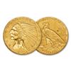 Image 1 : 1912 $2.5 Gold Indian Quarter Eagle XF AU Grade