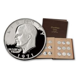 1971-78 IKE Dollar Set BU and Proofs in Dansco