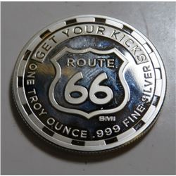 Route 66 Silver Round -.999 Pure