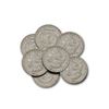 Image 1 : 7 pcs. Random Date XF Grade Morgan Dollars