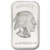 Image 1 : 1 oz Buffalo Design Silver Bar .999 Pure