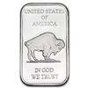 Image 2 : 1 oz Buffalo Design Silver Bar .999 Pure