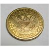 Image 2 : 1882 S $5 FIVE Gold Liberty Half Eagle