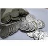 Image 1 : 100 pcs. Walking Liberty Halves in Canvas Bag