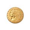 Image 1 : 1913 $2.5 Gold Indian XF AU Grade