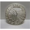 Image 1 : 1 oz. Silver Rouind Indian Head Design