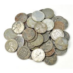 50 pcs. Lincoln Steel War Cents- Zink Alloy