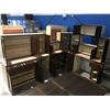 Image 2 : 10' X 10' ESPRESSO KITCHEN CABINET SET. BEECH HARDWOOD, INCLUDES ALL FINISHING PANELS 30" HIGH