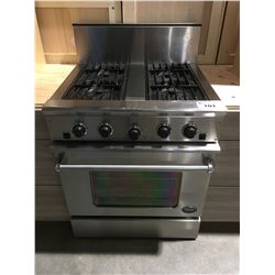 DCS DYNAMIC COOKING SYSTEMS STAINLESS STEEL 4 BURNER GAS STOVE - Able ...