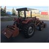Image 2 : MASSEY-FERGUSON MODEL 231 TRACTOR WITH FRONT LOADER BUCKET, ELECTRIC WINCH & TILLER ATTACH 4421 hrs