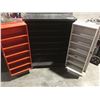 Image 2 : PROTO LOCKING METAL PARTS CABINET WITH KEY