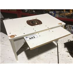 RYOBI 1500W ROUTER WITH TABLE