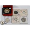 Image 1 : LOT OF 6 CANADIAN COINS-1973 SILVER DOLLAR,