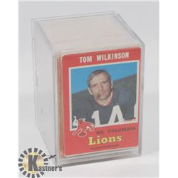 LOT OF 1972 CFL CARDS.