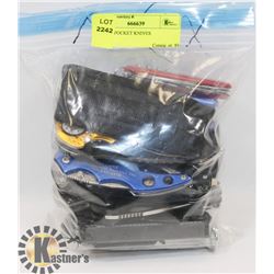 BAG OF POCKET KNIVES