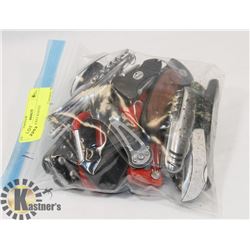 BAG OF POCKET KNIVES