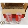 Image 1 : SET OF 8 COCA COLA THEMED GLASSES