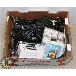 FLAT OF ELECTRONIC CABLES AND MORE.