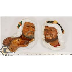 2 VINTAGE BOSSON HEADS