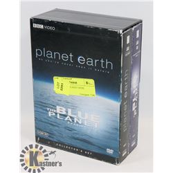 SET OF BLUE PLANET DVDS.