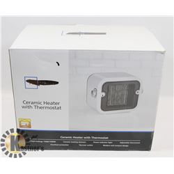CERAMIC HEATER WITH THERMOSTAT IN BOX