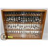 Image 1 : SPOON COLLECTION DISPLAY WITH 45 SPOONS