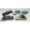 Image 1 : LOT OF 5 DIE CAST 1:18 SCALE CARS