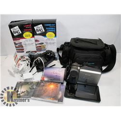 CAMCORDER, 2 MOTION DETECTION CAMERAS