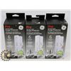 Image 1 : SET OF 3 GE PRO-SWIVEL 6 OUTLETS